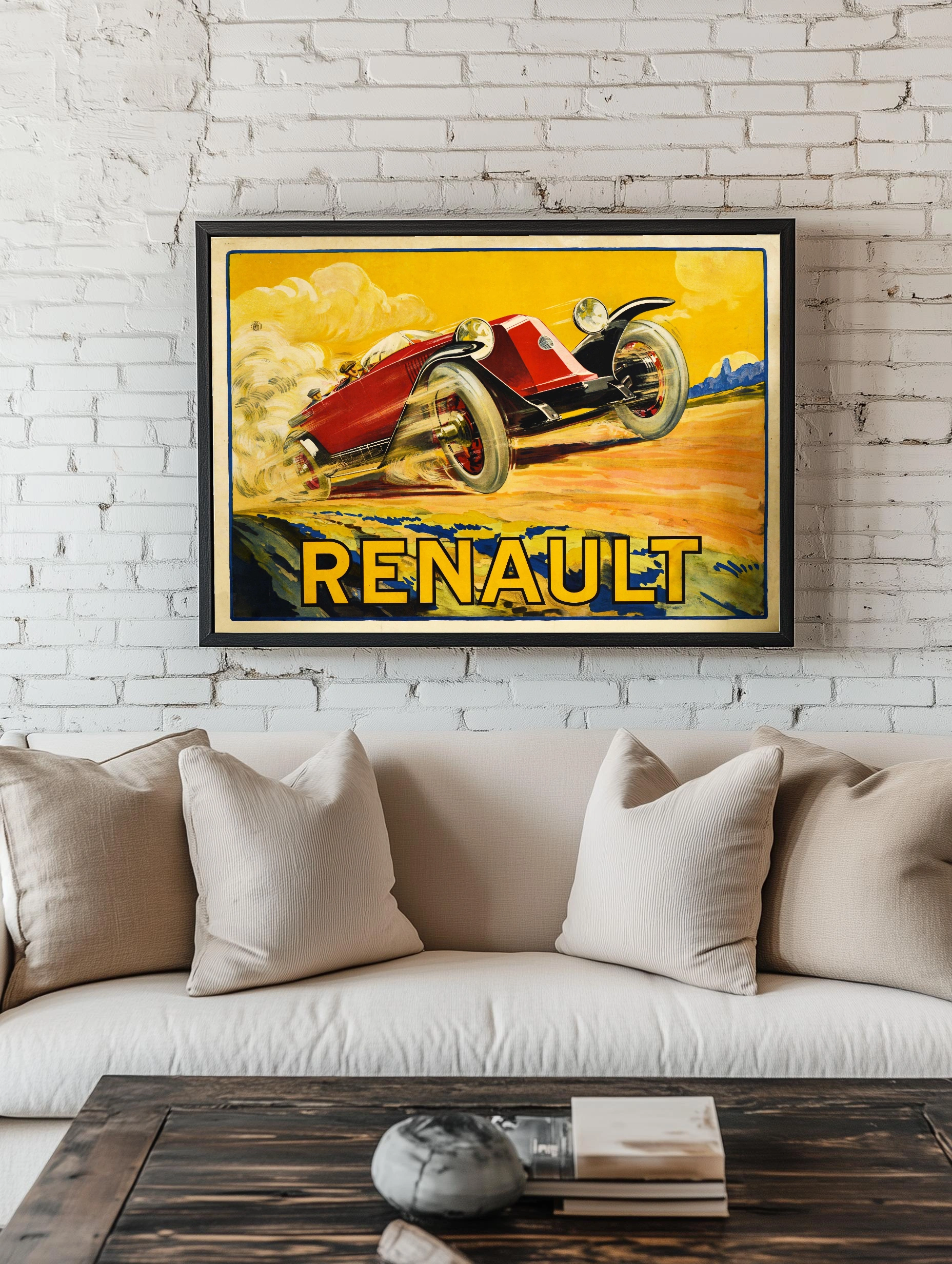 Renault – Красный классический автомобиль - 2
