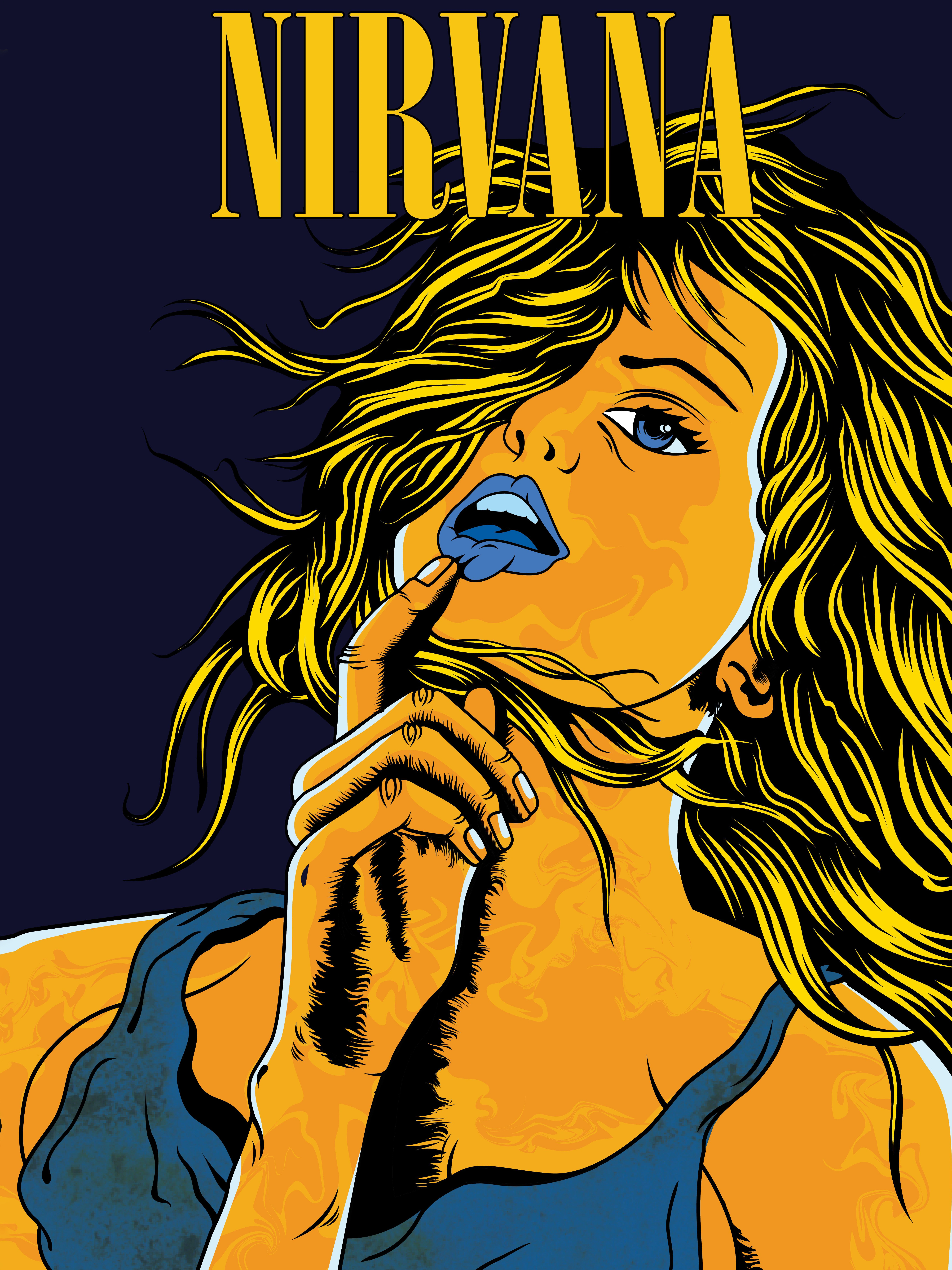 Nirvana — Яркий арт - 1