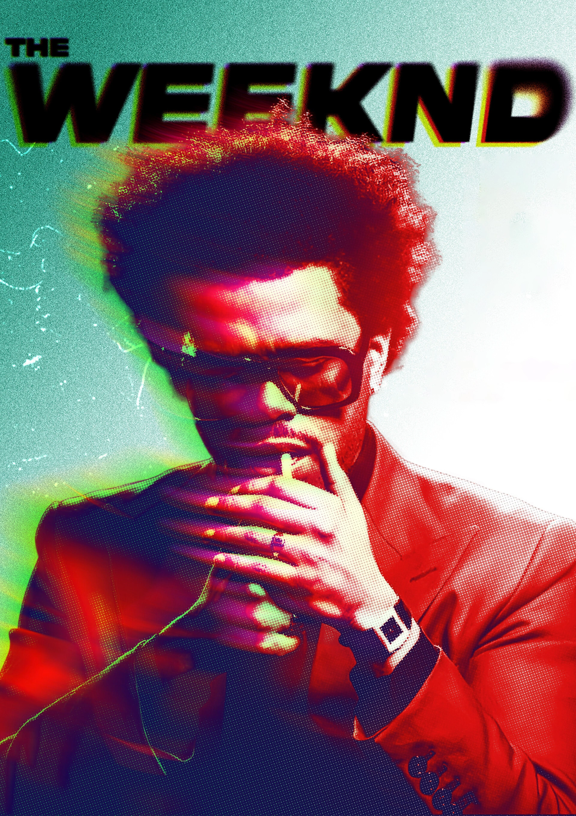 The Weeknd в стиле неонового ретро - 1