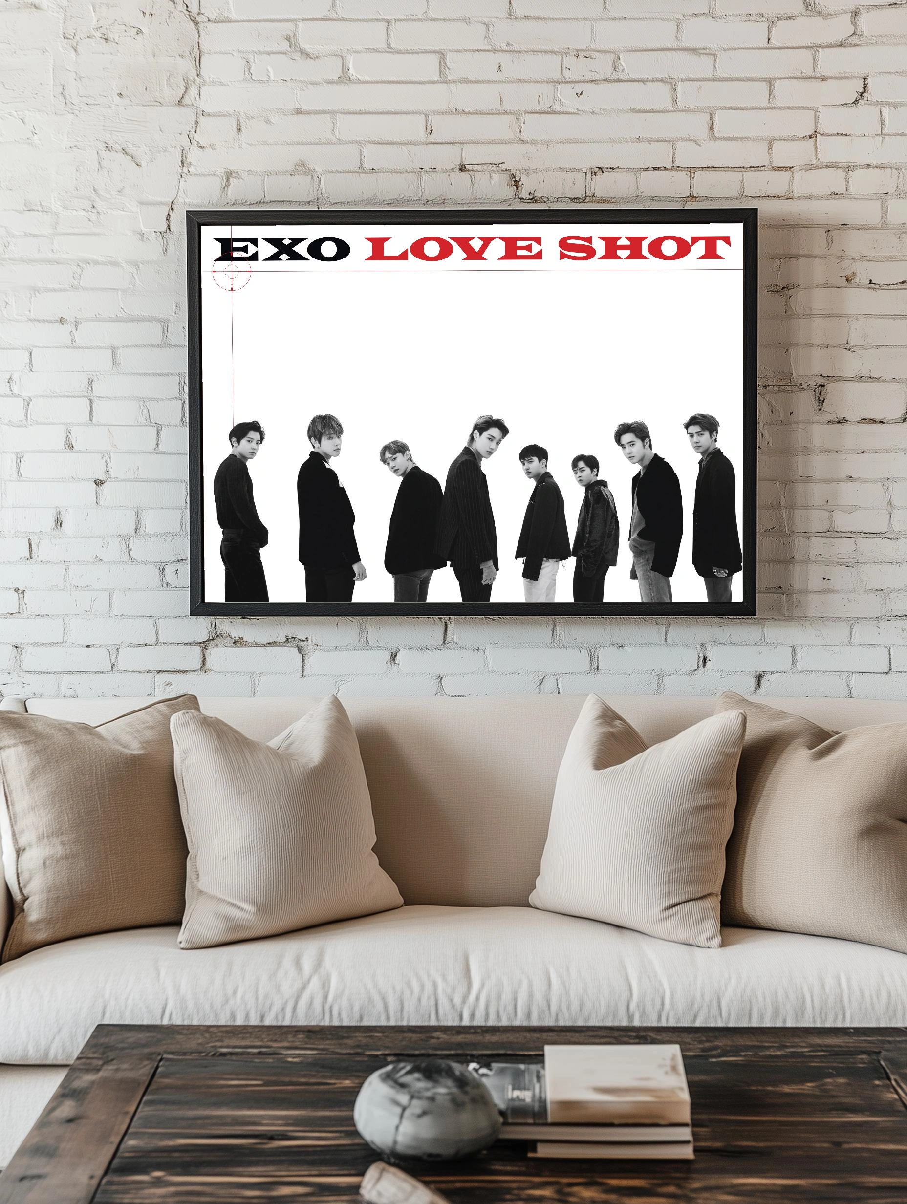 EXO черно-белый арт - 2