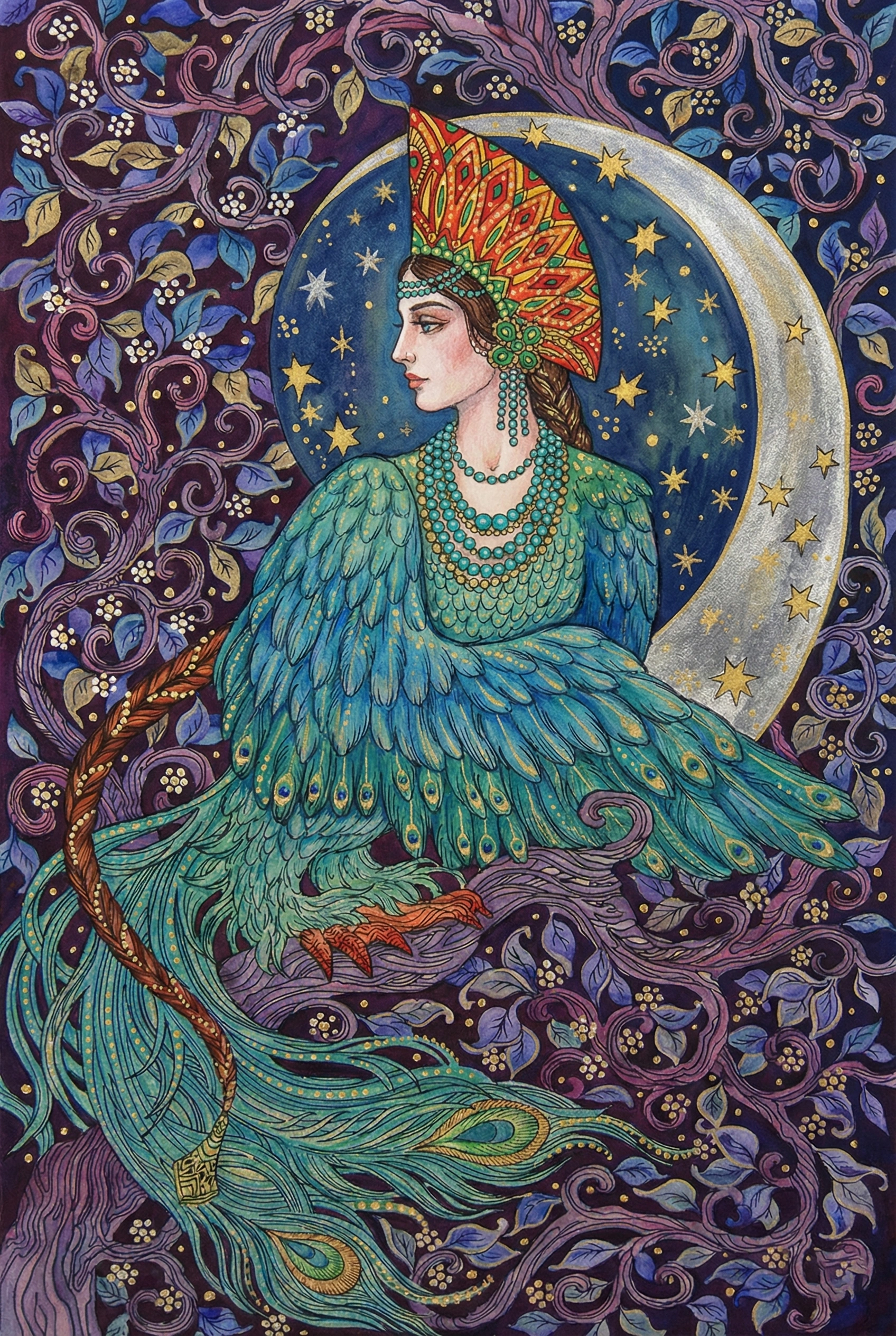 Девушка в образе птицы - 1