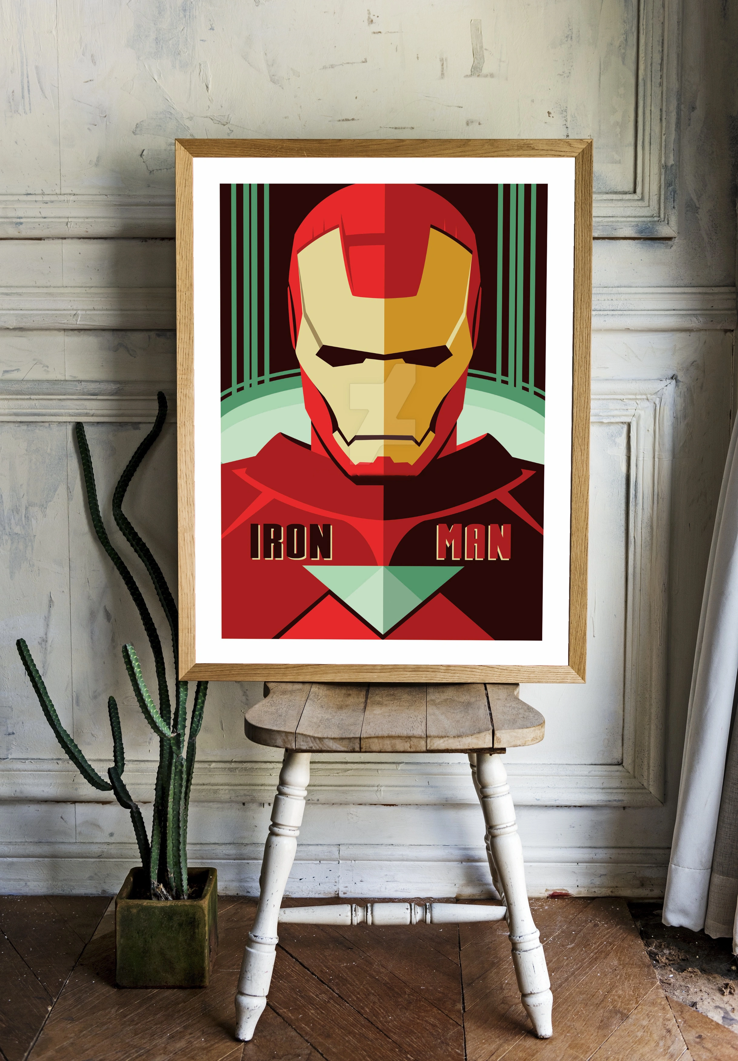 Железный человек в арт стиле - 2