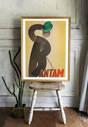 Appello Bantam — Абстрактная фигура с зелёной шляпой - 2