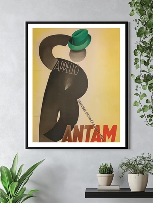 Appello Bantam — Абстрактная фигура с зелёной шляпой - 4