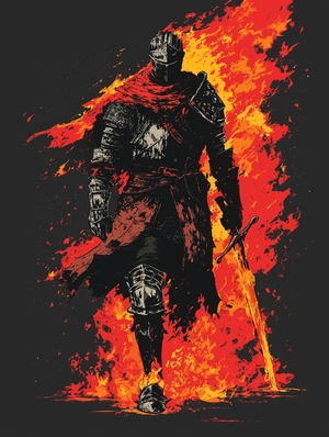 Dark Souls — Темный воин в пламени битвы - 1