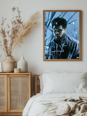 Портрет The Weeknd в холодных тонах - 5