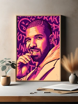 Drake в ярких оттенках розового и фиолетового - 3