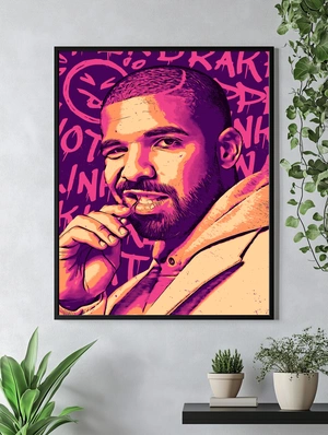 Drake в ярких оттенках розового и фиолетового - 4