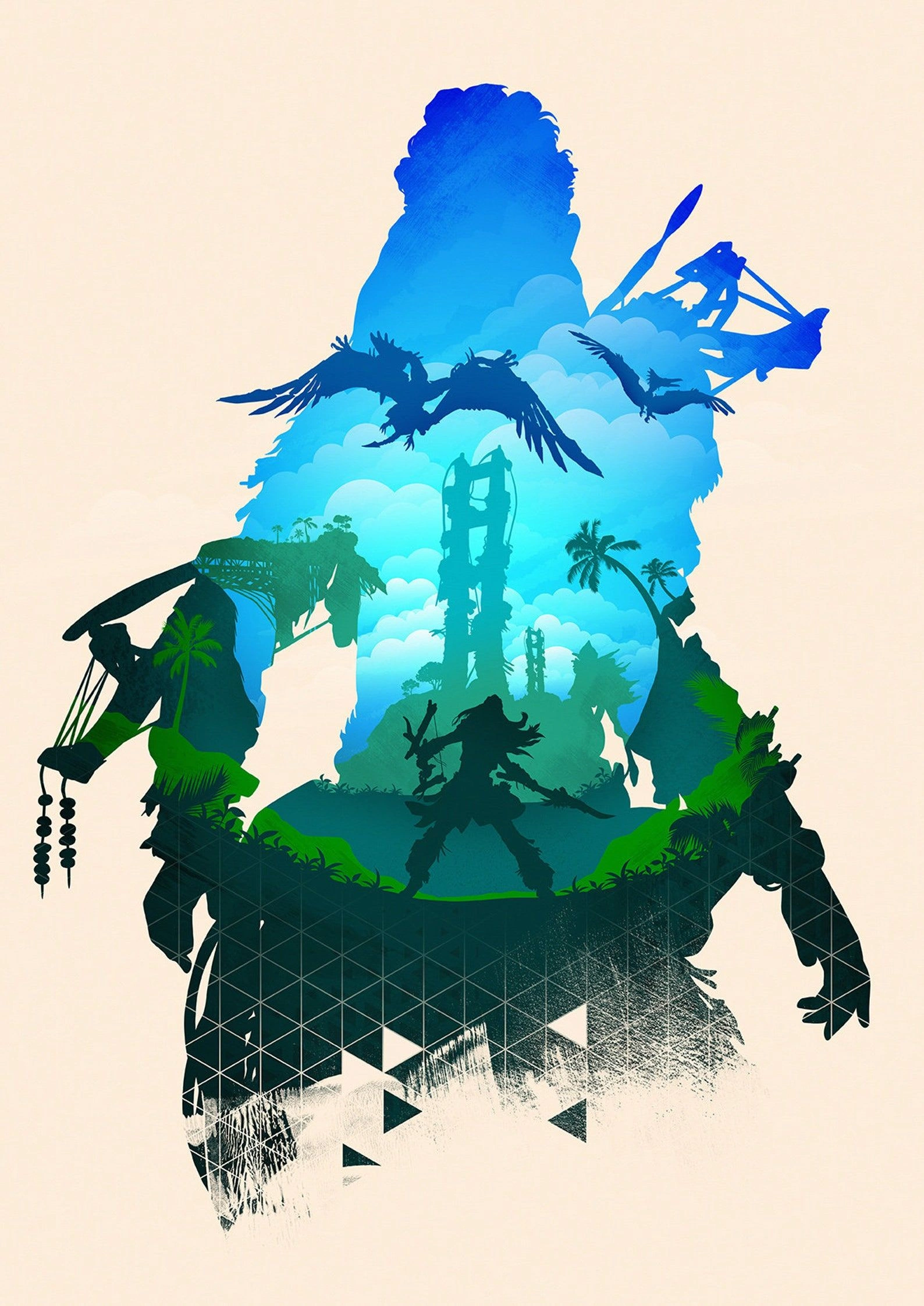 Horizon Zero Dawn — Слияние человека и дикой среды - 1