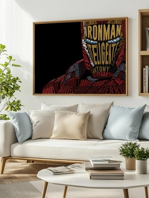 Iron Man в типографическом дизайне - 3