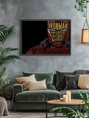 Iron Man в типографическом дизайне - 5