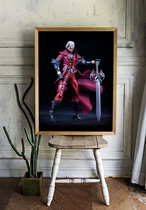 Devil May Cry — Данте с мечом в красном образе - 2
