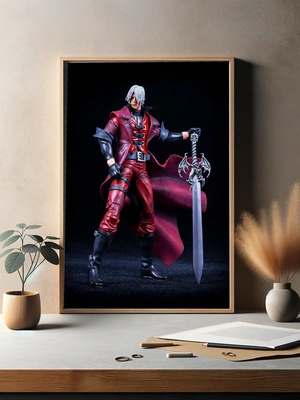 Devil May Cry — Данте с мечом в красном образе - 3