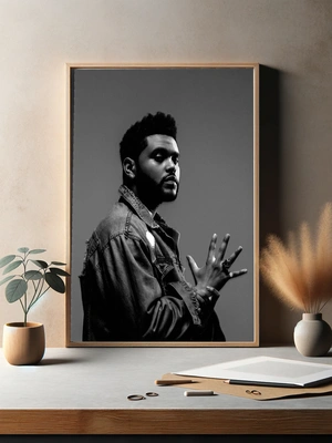 Эмоциональный монохромный образ The Weeknd - 3