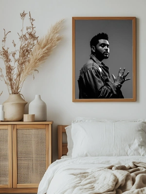 Эмоциональный монохромный образ The Weeknd - 5