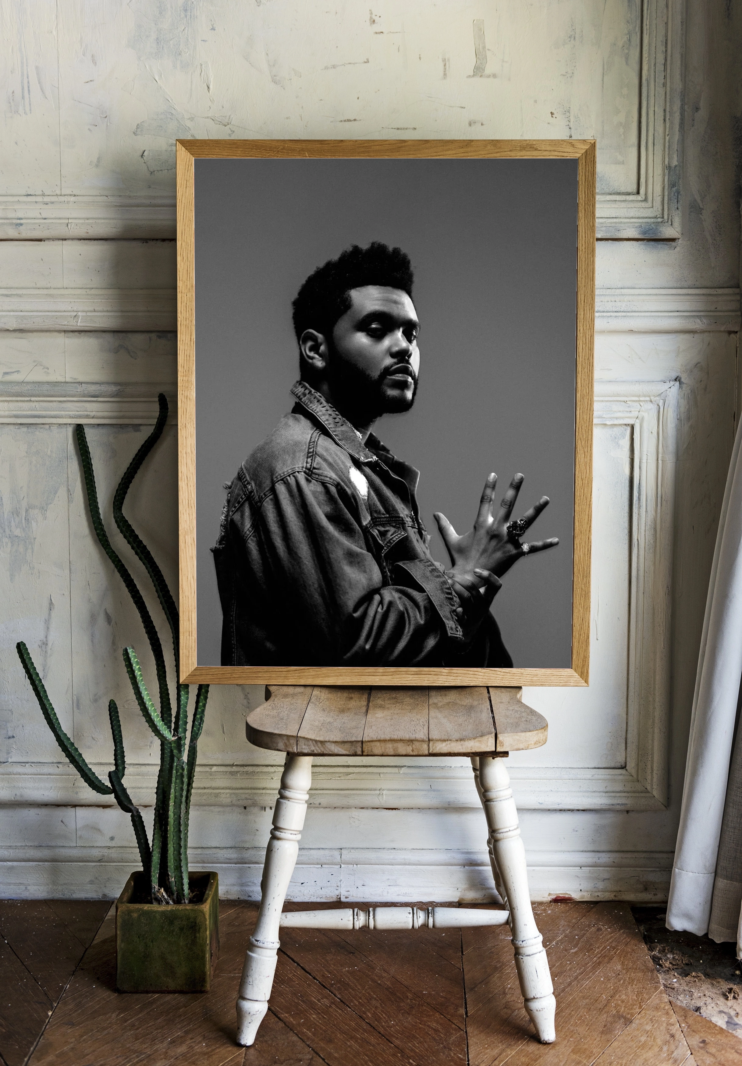 Эмоциональный монохромный образ The Weeknd - 2