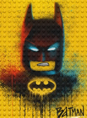 Бэтмен в стиле граффити и LEGO - 1