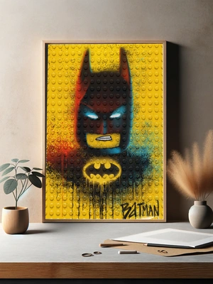 Бэтмен в стиле граффити и LEGO - 3