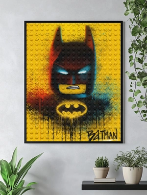 Бэтмен в стиле граффити и LEGO - 4