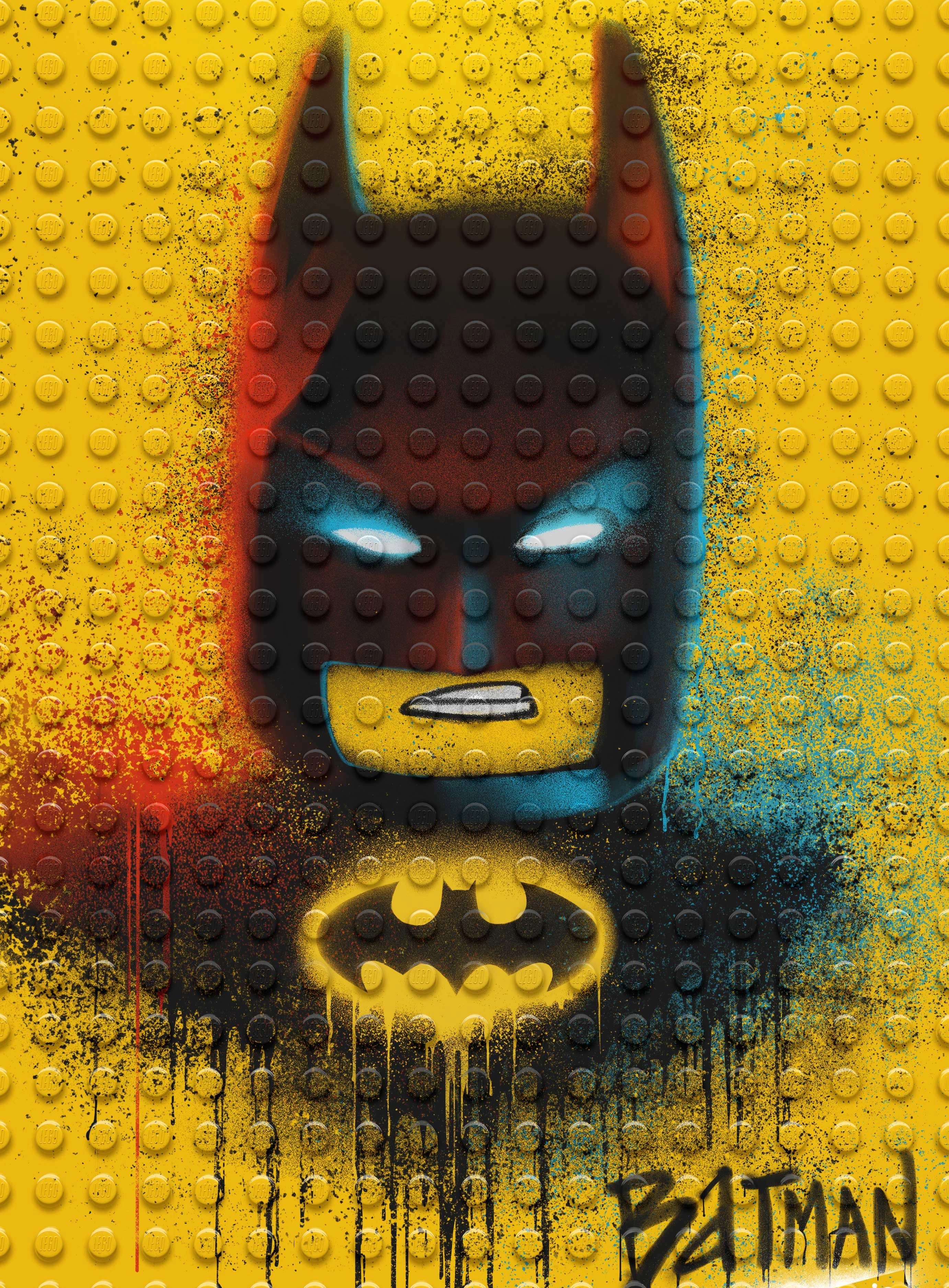 Бэтмен в стиле граффити и LEGO - 1