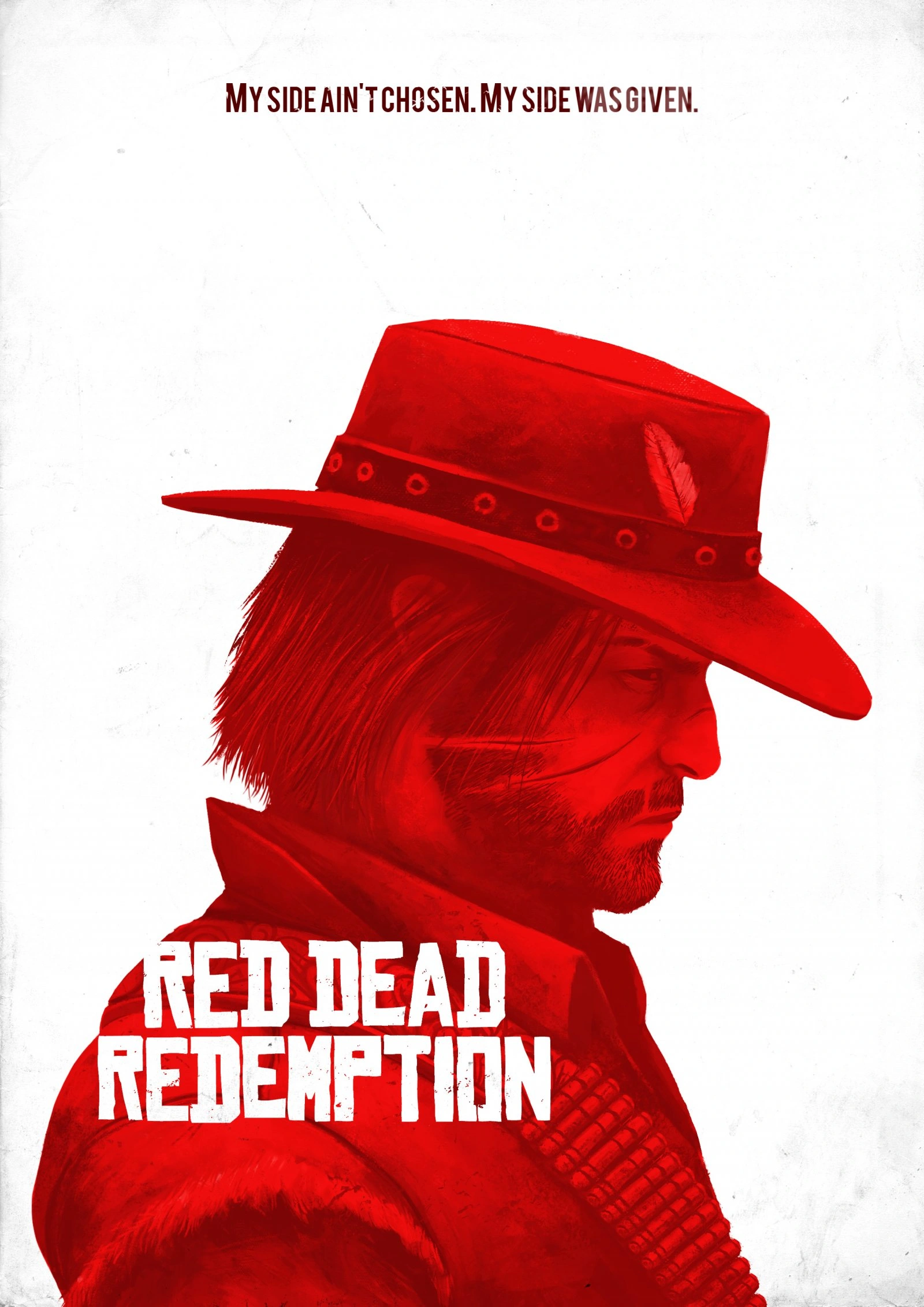 Red Dead Redemption в стиле минимализм - 1