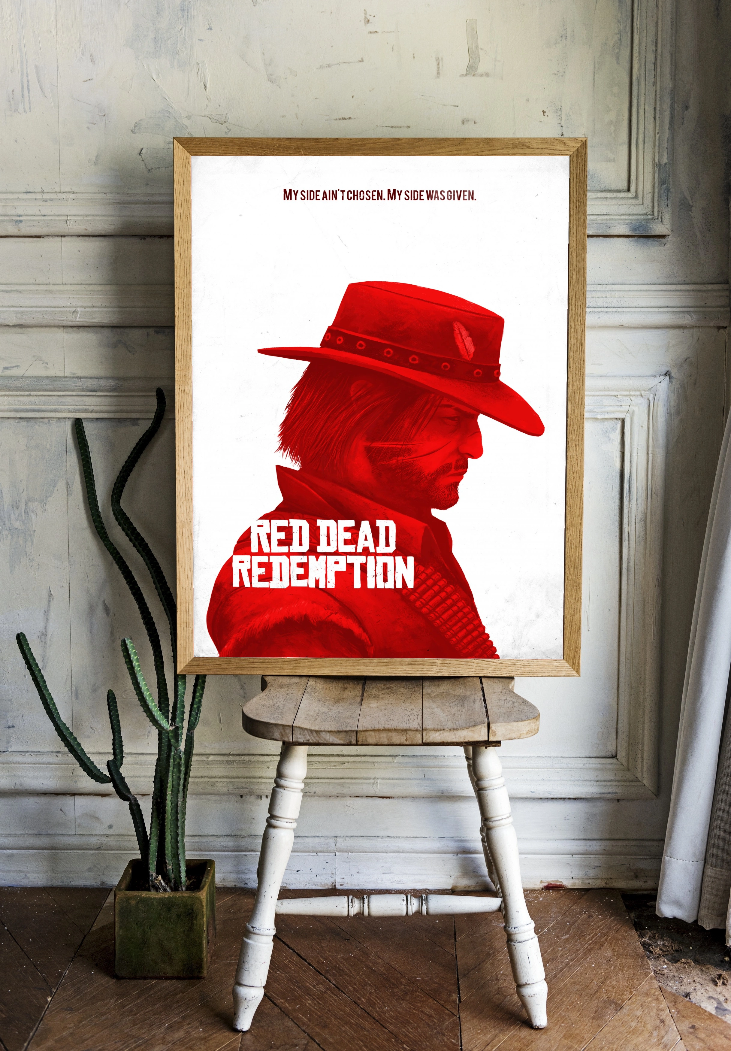 Red Dead Redemption в стиле минимализм - 2