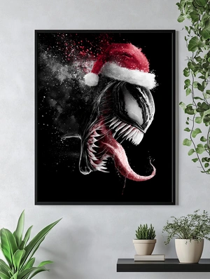 Веном в новогоднем колпаке - 4