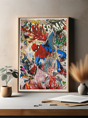 Человек-паук в стиле граффити - 3