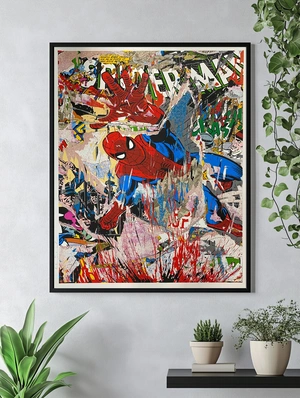 Человек-паук в стиле граффити - 4