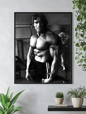 Арнольд Шварценеггер в спортзале - 4