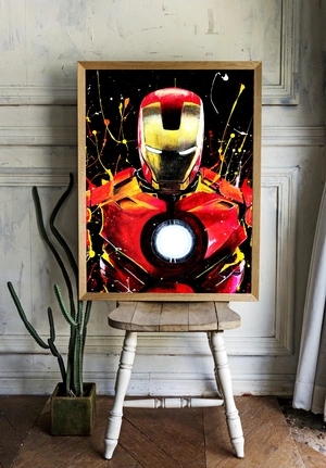 Железный Человек в ярких красках - 2