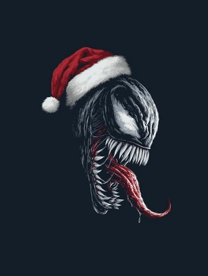 Веном в рождественской шапке - 1