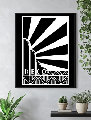 DECO — абстрактный постер с архитектурными формами - 4