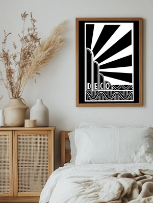 DECO — абстрактный постер с архитектурными формами - 5
