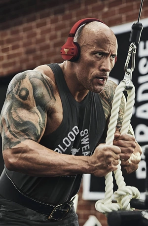 Дуэйн Джонсон в спортивном стиле - 1