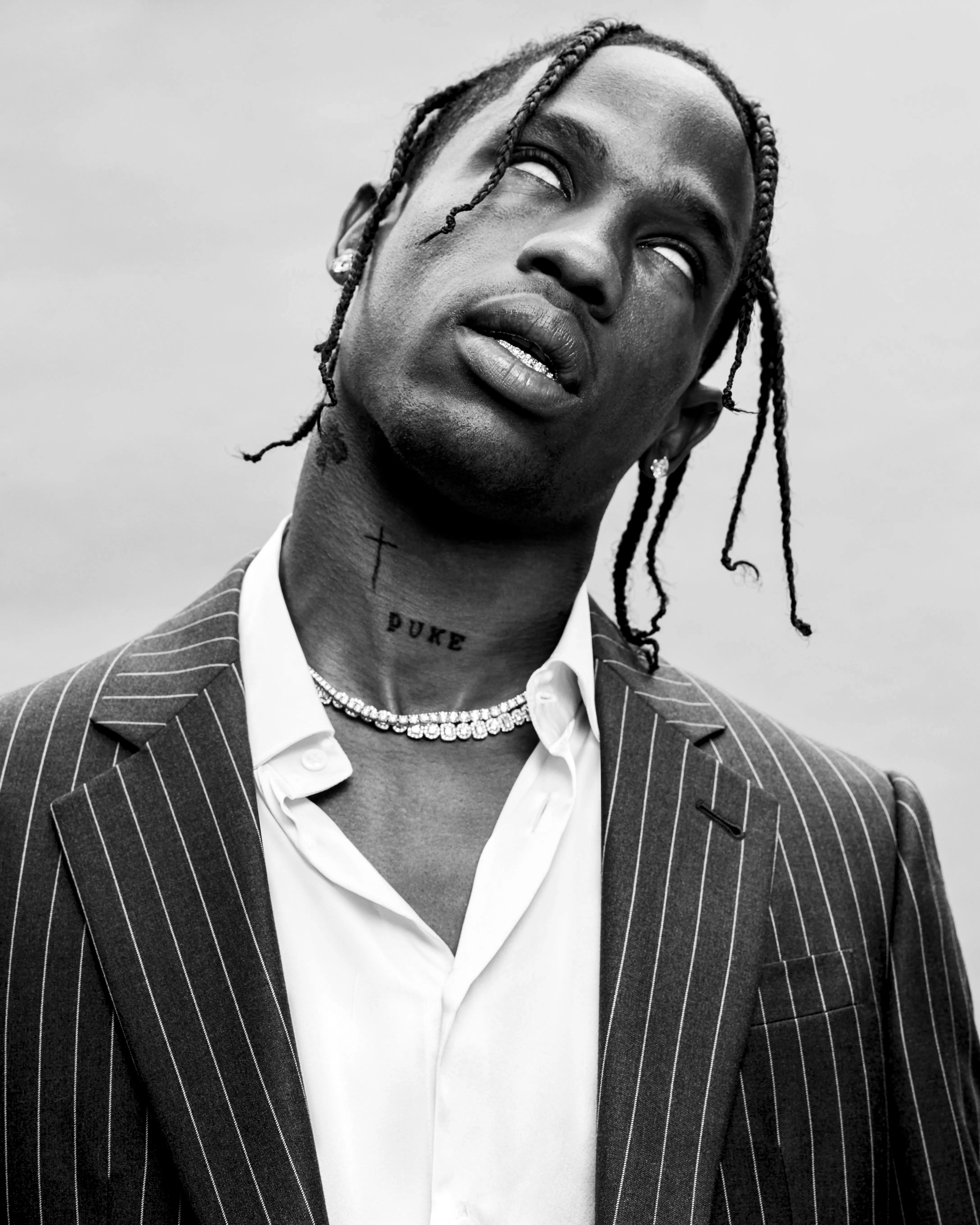 Travis Scott — Чёрно-белый кадр - 1
