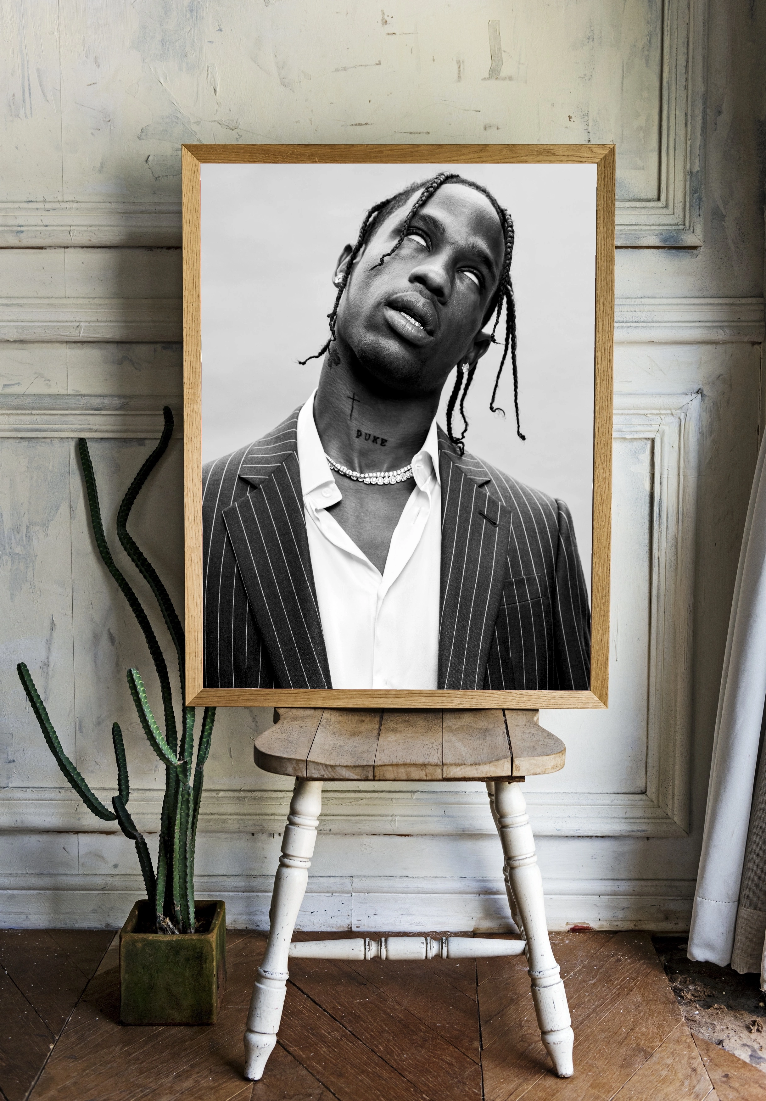 Travis Scott — Чёрно-белый кадр - 2