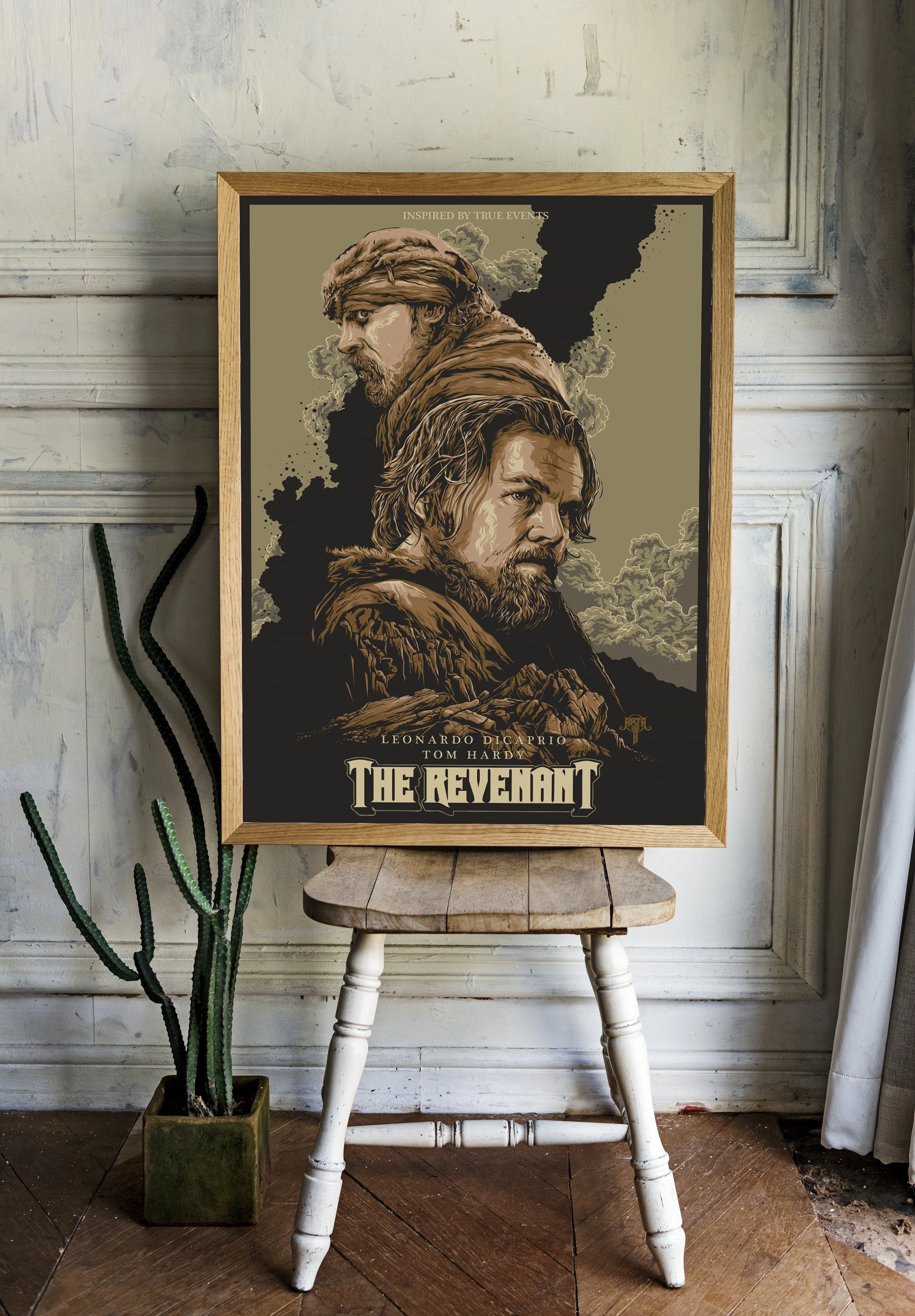 Леонардо Ди Каприо и Том Харди в фильме Выживший - 2