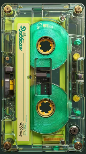 Яркая кассета в стиле ретро - 1