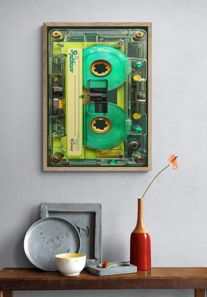 Яркая кассета в стиле ретро - 4