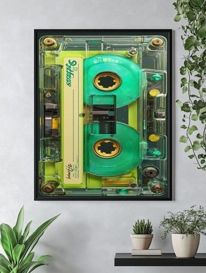 Яркая кассета в стиле ретро - 5