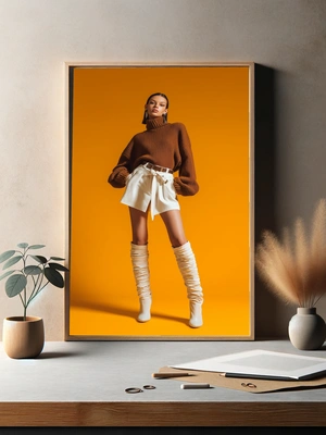 Модный образ с ярким акцентом - 3