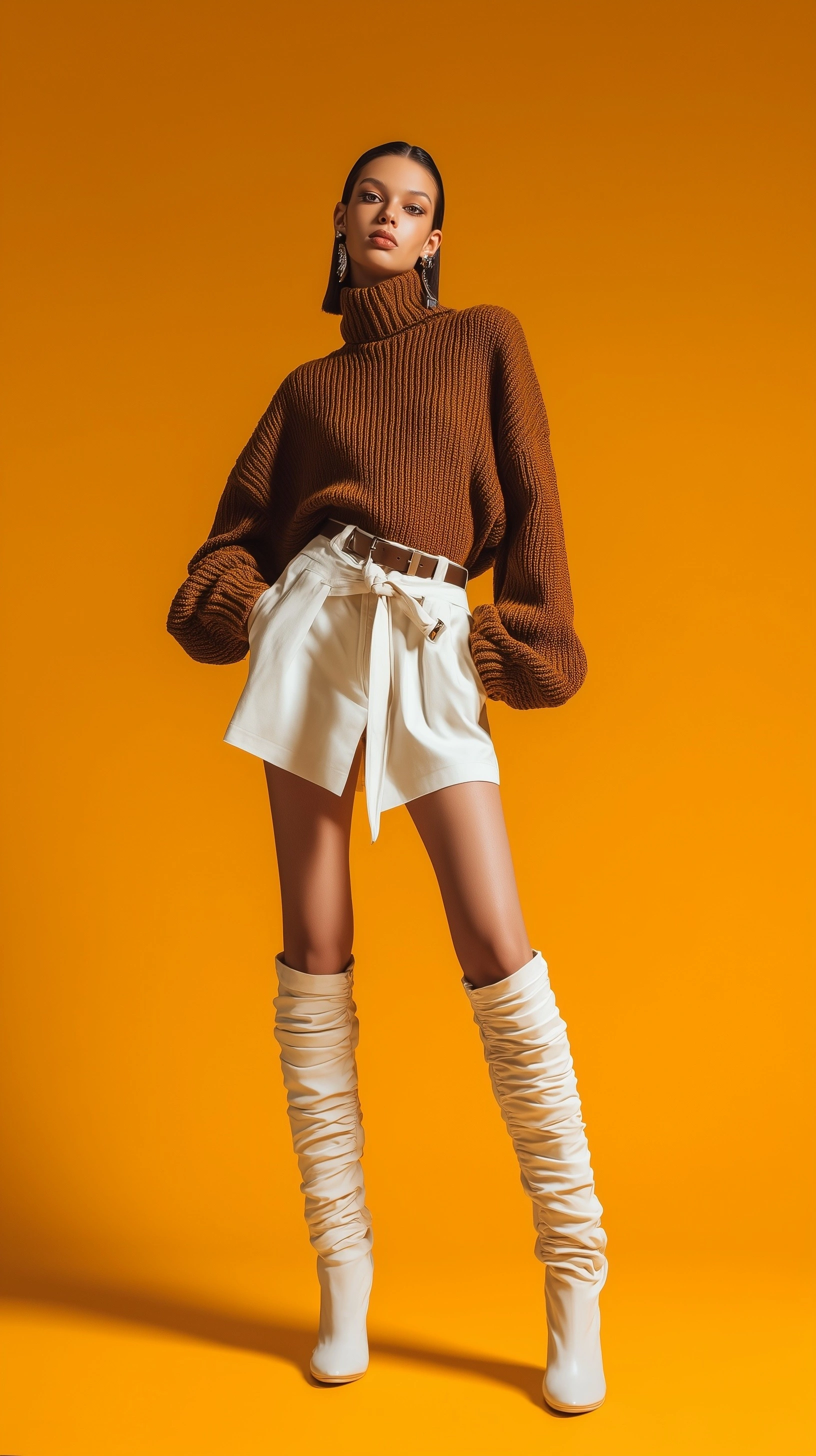 Модный образ с ярким акцентом - 1