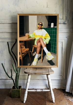 Яркий стильный образ в кафе - 2