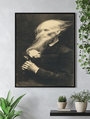 Старинный портрет с розой и дымкой - 5