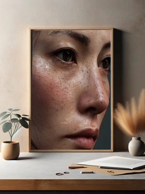 Портрет с естественной текстурой кожи - 3