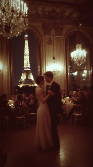 Романтический танец под Эйфелевой башней - 1