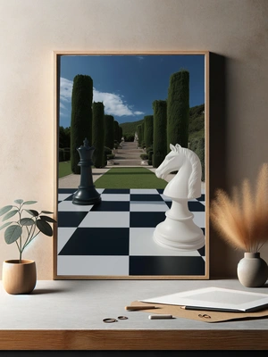 Шахматная битва в саду - 3