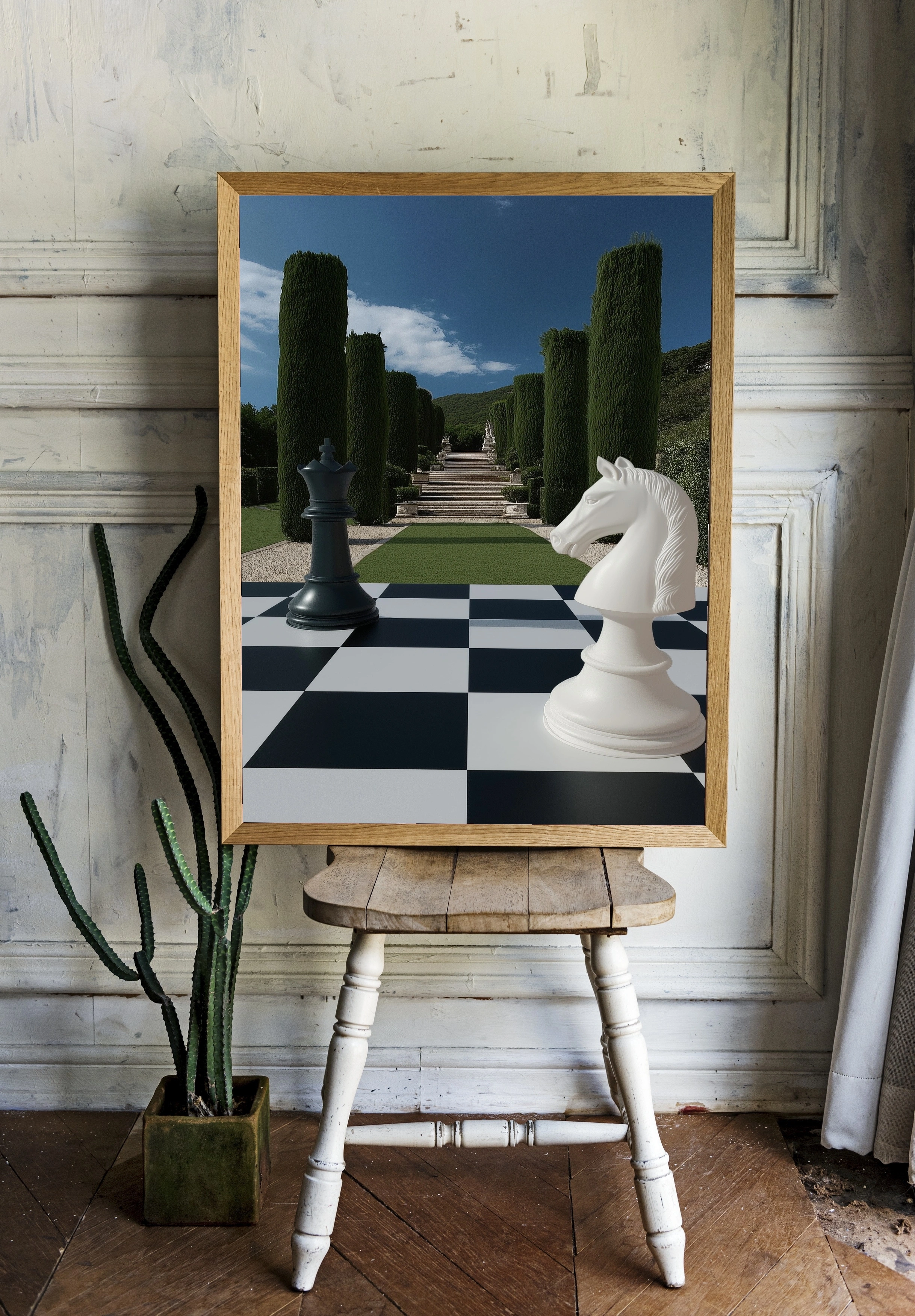 Шахматная битва в саду - 2